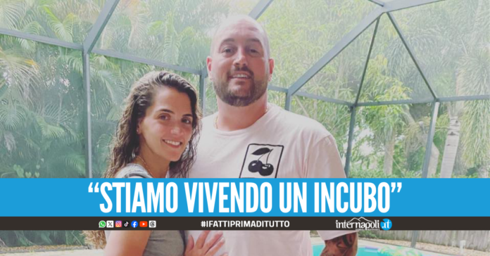 La moglie di Carlo Petrillo, estradato dagli USA: 