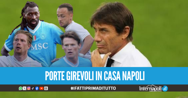 Stasera c’è Napoli-Torino, la decisione di Conte su McT, Anguissa, Lobotka e KdB