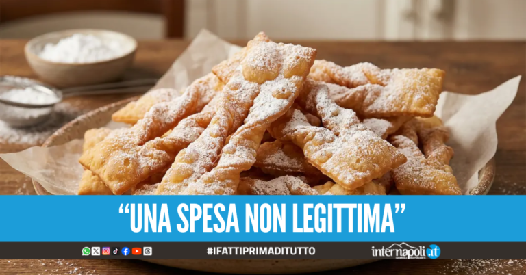Comune spende 30 euro per le chiacchiere di Carnevale, la Corte dei Conti: "Danno erariale"