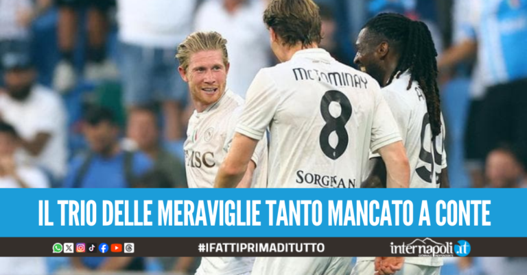 Verso Napoli-Torino, buone notizie da Anguissa, McTominay e De Bruyne