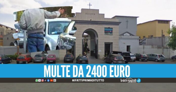 Parcheggiatori beccati fuori al cimitero e al palazzetto dello sport a Giugliano