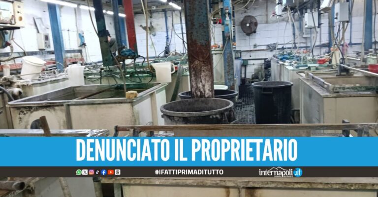 Vernici sversate nella fogna, fabbrica sequestrata nel Napoletano