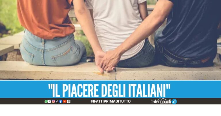 Boom di relazione a 3 negli ultimi 25 anni, come cambiano gli italiani