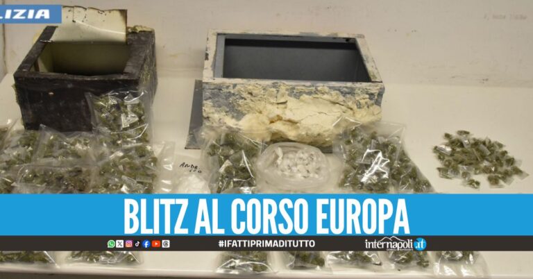 Droga nascosta nelle casseforti a Melito, sequestro da 1,7 kg