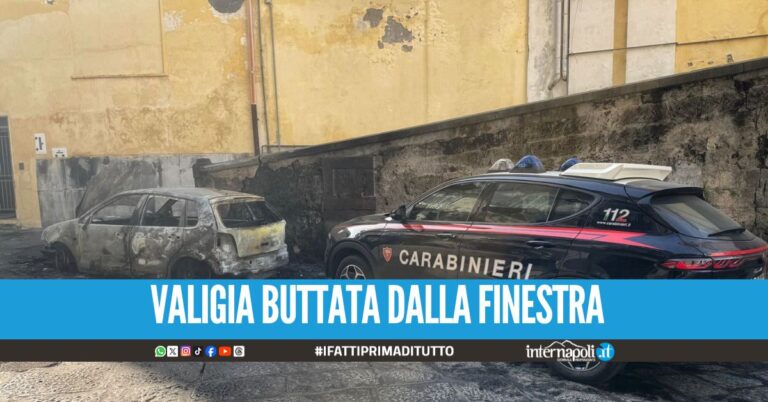 Brucia i vestiti e l'auto dell'ex compagna, arrestato nel Napoletano