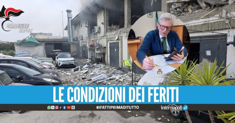 Esplosione a Villaricca 2, il sindaco Gaudieri: “Sono 4 i feriti”