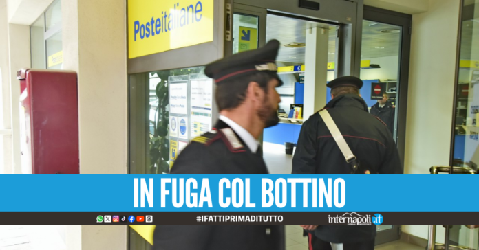 Due rapine in un'ora, colpiti gli uffici postali a Giugliano e Melito