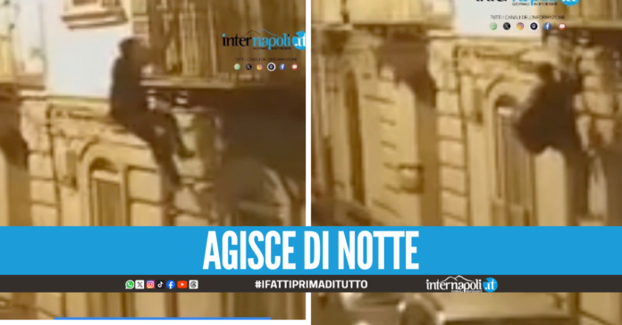 Ladro acrobata a Napoli, si arrampica sui tubi per rubare nelle abitazioni