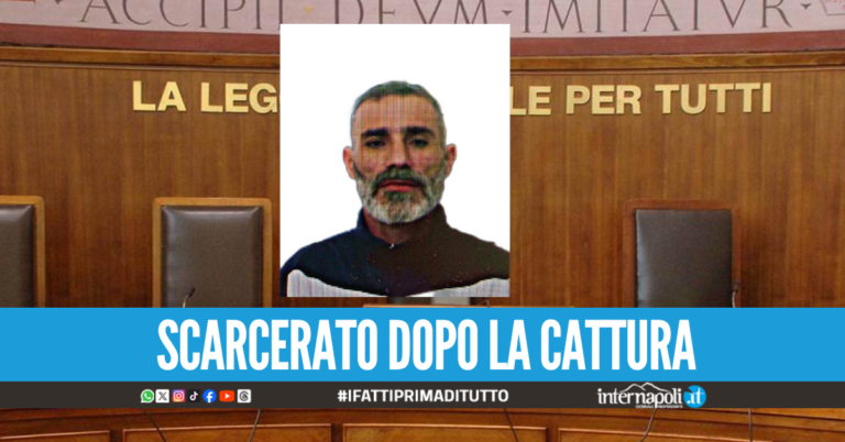 Preso dopo l'inseguimento nell'area flegrea, scarcerazione lampo per il latitante Rizzo