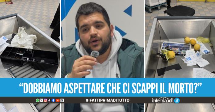 Rapina all'Eurospin a Mugnano, il racconto di Francesco Dicevano spar 'a chist', ho avuto paura di morire