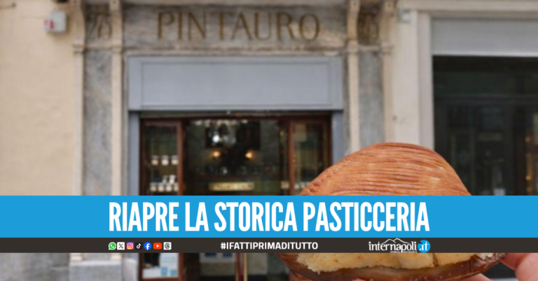 Riapre Pintauro, la storica pasticceria di Napoli dove nacque la sfogliatella
