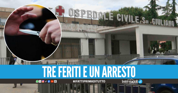 Rissa tra 20 giovani finisce a coltellate a Caivano, 22enne in prognosi riservata a Giugliano