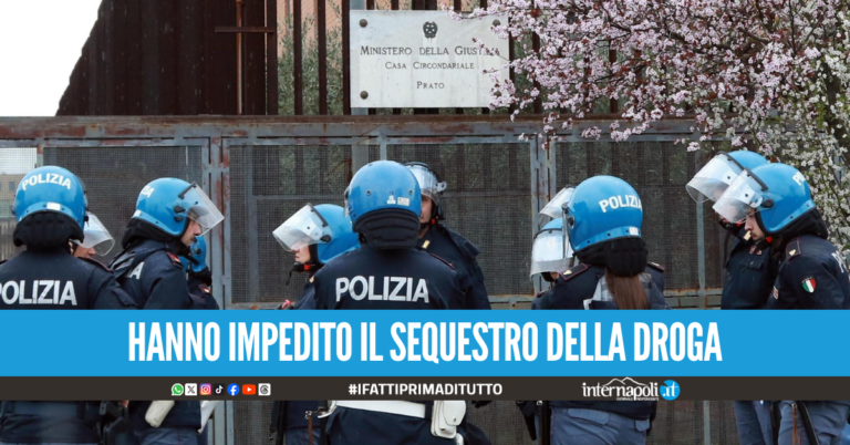 Rivolta per la droga nel carcere di Prato, 60 detenuti contro gli agenti
