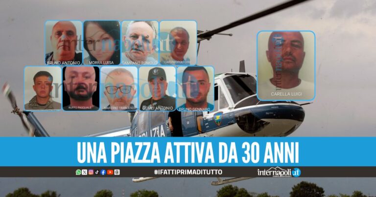Smantellata storica piazza di spaccio al Rione Berlingieri, 11 arresti nel clan Licciardi