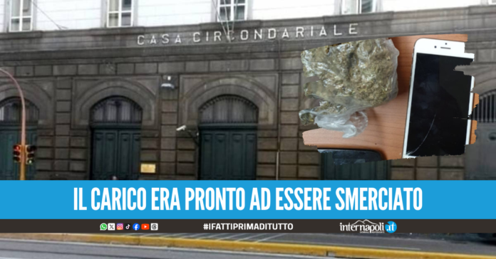 Smartphone e droga nascosti nelle docce, detenuto nei guai a Poggioreale