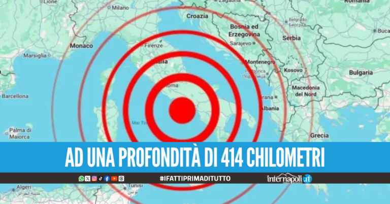 Terremoto nella notte, scossa di magnitudo 5.9 nel Golfo di Napoli