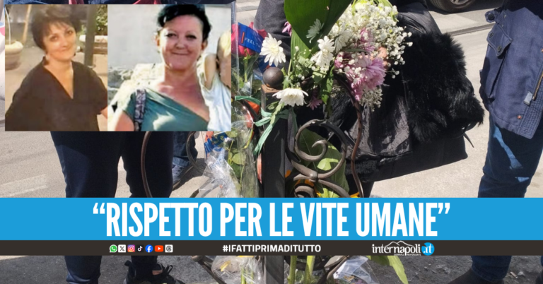 Travolte e uccise a Napoli, fiori per Zhanna e Oksana: "Vogliamo giustizia"