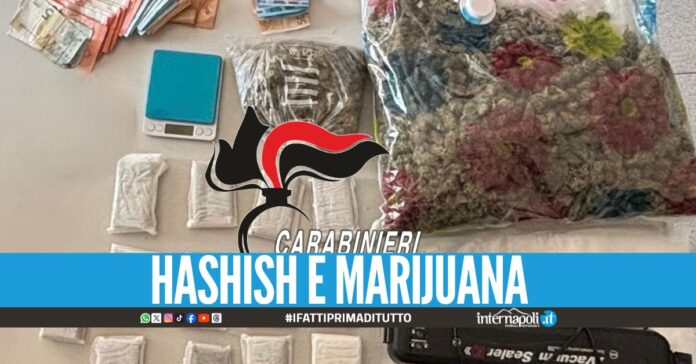 Nasconde 3 kg di droga tra il diversivo, arrestato a Giugliano