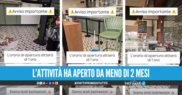 Siamo stati battezzati, furto nel noto locale a Varcaturo: banditi in fuga con la cassa