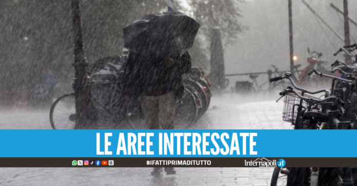 Rischio piogge e temporali in Campania ma non ovunque, scatta l'allerta meteo 