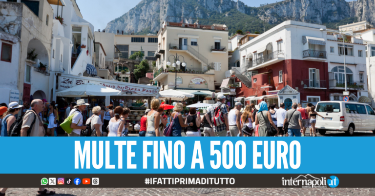 A Capri non si potranno più disturbare i turisti, scatta l'ordinanza "anti-petulanza"