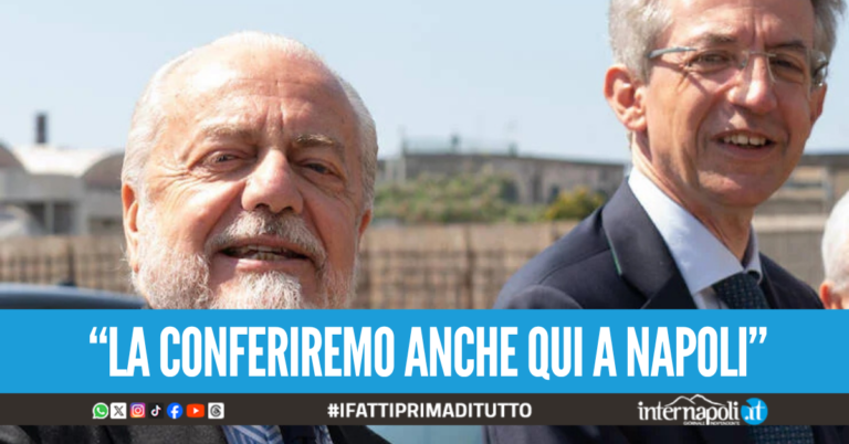 "Cittadinanza onoraria a De Laurentiis? Pronti a concordare la data", l'annuncio del sindaco Manfredi