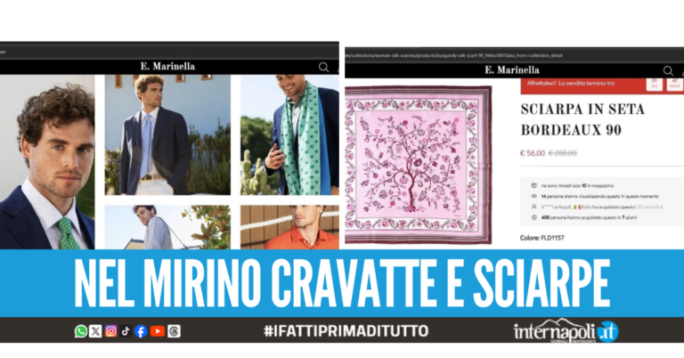 Vendeva prodotti di Marinella contraffatti, scoperto e sequestrato sito di e-commerce