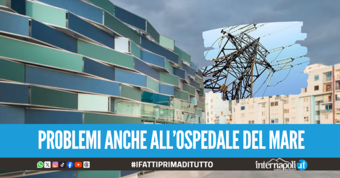 Black out a Napoli, stop alla corrente elettrica nel Vesuviano: diverse zone senza luce