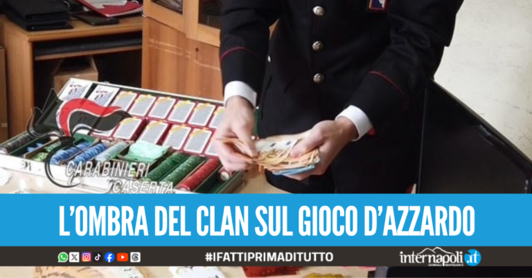 Scacco alla bisca clandestina dei Casalesi nell'Agro Aversano, vi "giravano" 45mila euro in contanti
