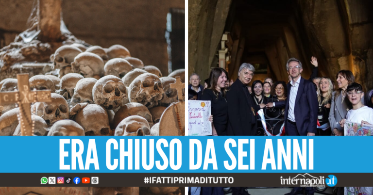 Napoli riabbraccia il Cimitero delle Fontanelle, festa grande alla Sanità per la riapertura