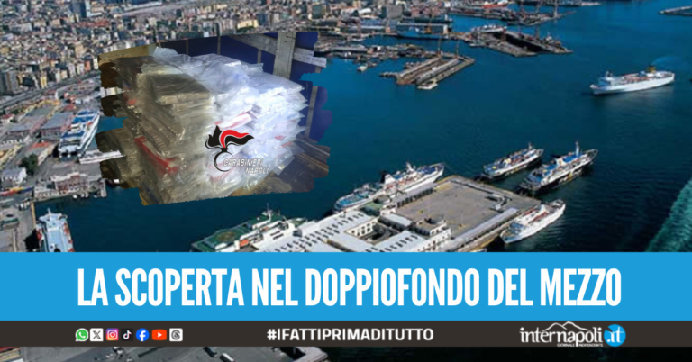 Oltre mezza tonnellata di droga nel camion al porto di Napoli, arrestati i pusher