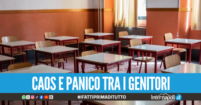 Sospetto caso di meningite a scuola a Napoli, scattano i protocolli
