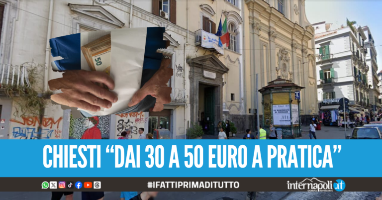 Sesso e mazzette in cambio di certificati nelle Municipalità a Napoli, 120 indagati