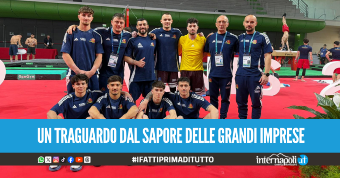 Ginnastica artistica maschile napoletana nella storia, la Campania 2000 promossa per la prima volta in Serie A1