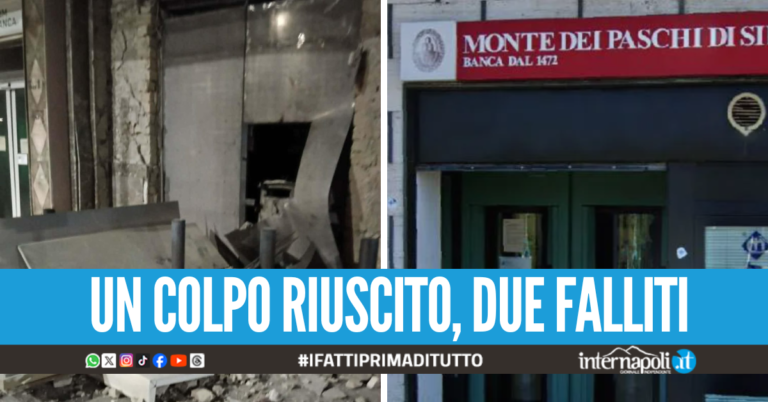 Banditi scatenati nella notte, assalti da film presso tre bancomat nel Napoletano