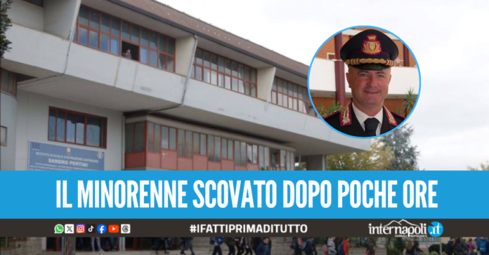 Paura ad Afragola, centauro senza casco 