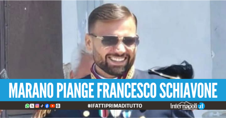 Marano piange il poliziotto Francesco Schiavone, morto a soli 38 anni