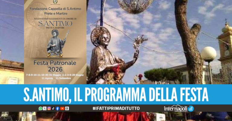 Sant’Antimo si prepara alla Festa Patronale 2026: tradizione, cultura e spettacolo