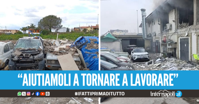 Esplosione a Villaricca 2, devastate anche due officine storiche: al via la raccolta fondi per i titolari