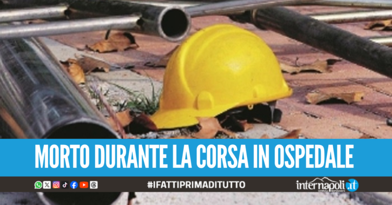 Ancora una tragedia sul lavoro in Campania, Vincenzo muore schiacciato dalla lamiera