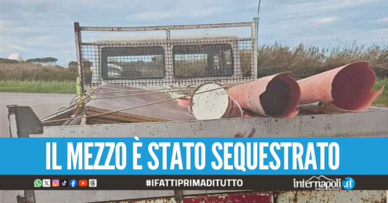 Trasportava rifiuti pericolosi a Lago Patria senza autorizzazione, denunciato 30enne