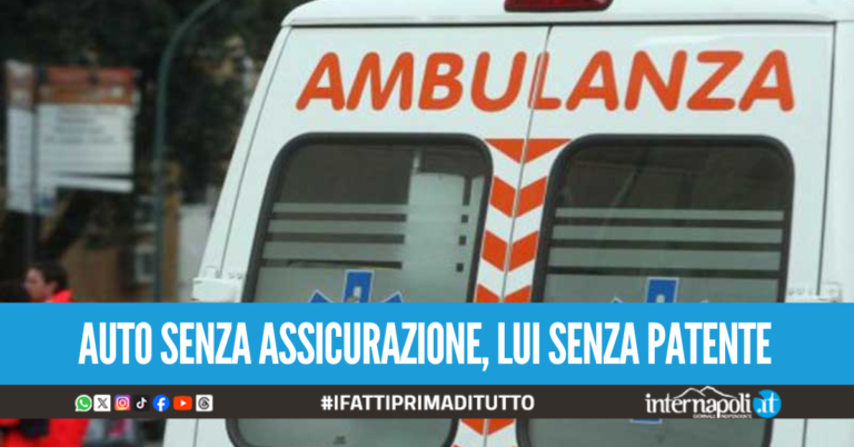 Anziana travolta mentre attraversava la strada a Casoria, denunciata coppia
