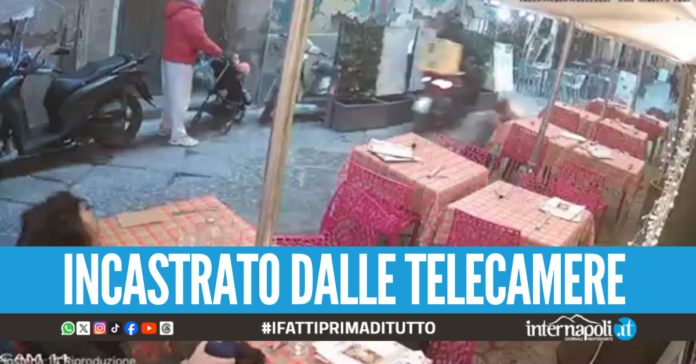 Donna travolta dallo scooter ai Quartieri Spagnoli, identificato il rider
