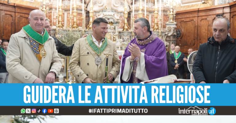Giugliano, eletto il nuovo priore della Congrega della Madonna della Pace: Agostino Severino