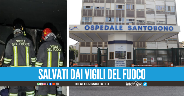 Incendio in un appartamento a Giugliano, salvati mamma e figlio di 5 anni