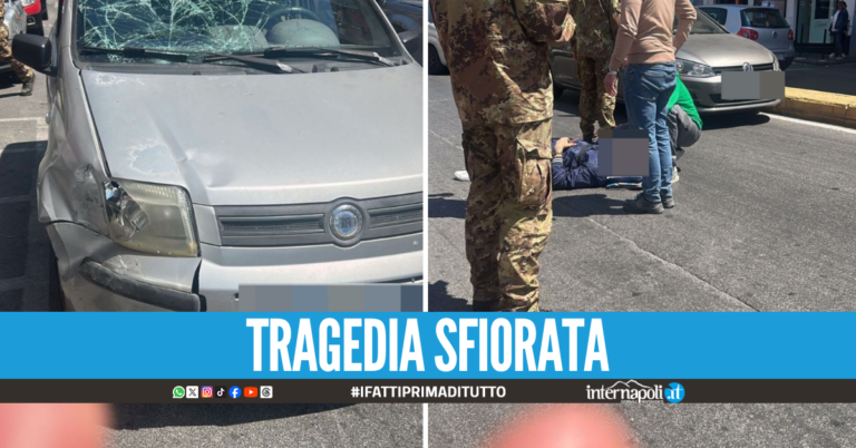 Paura a Napoli, pedone investito mentre attraversa