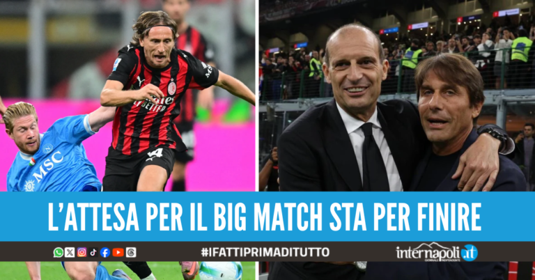 Verso Napoli-Milan: Conte tentato dal ritorno dei “Fab Four” ma potrebbe cambiare in difesa