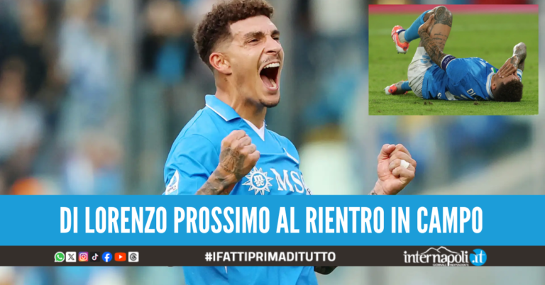 Di Lorenzo pronto al rientro in campo: la data cerchiata in rosso sul calendario
