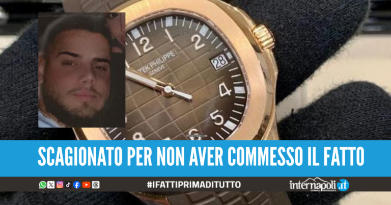 A processo per rapina di un orologio da 80mila euro, assolto 23enne dí Napoli