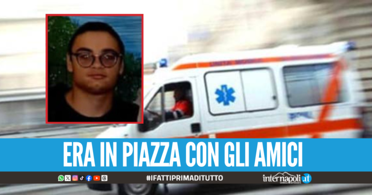 Tragedia di Pasquetta nel Casertano, Christian muore a 18 anni stroncato dal malore